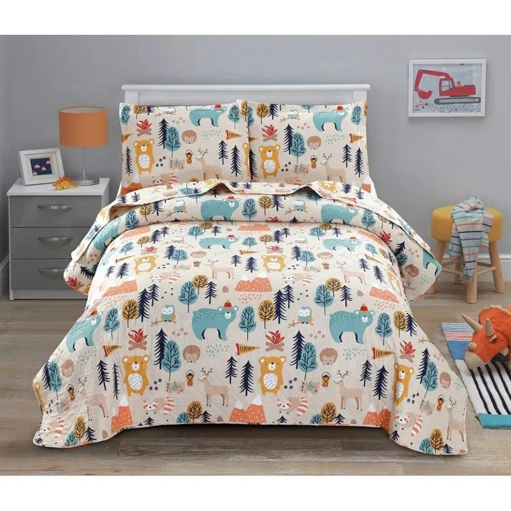 Junsey Forest Animals Twin Bedroom Set